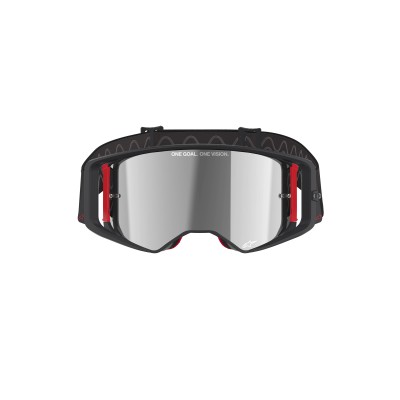 Alpinestars | Maschera Supertech Corp Absolute Vision | Nero rosso specchio silver