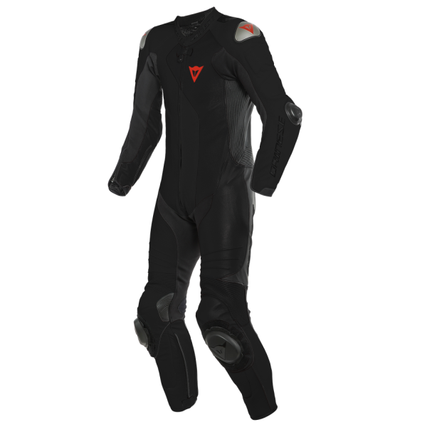 Dainese | Adria tuta in pelle intera perforata | Nero