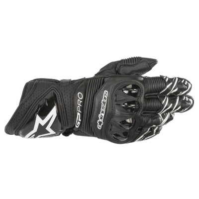 Alpinestars | Leather gloves GP PRO R3 | Black white