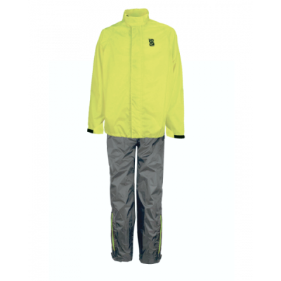 OJ | Rainwear system set | Black yellow fluo