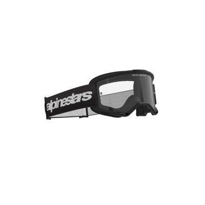 Alpinestars | Vision 3 Wordmark Goggles | Black clear lens