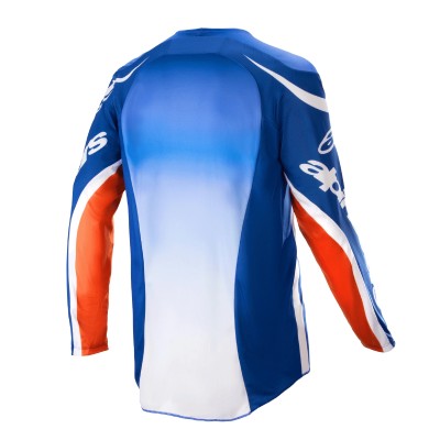 Alpinestars | Racer Semi Jersey | White blue red fluo