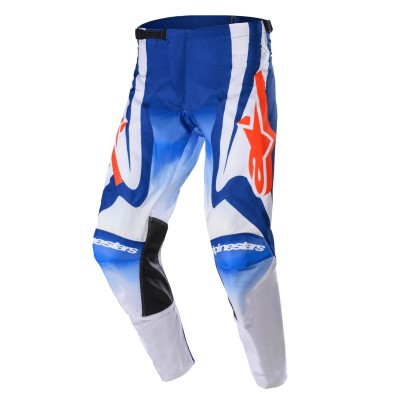 Alpinestars | Racer Semi Pantaloni | Bianco blue rosso fluo