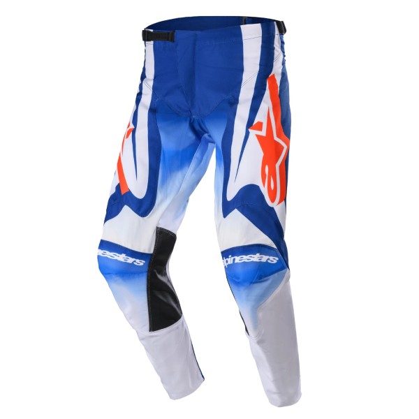 Alpinestars | Racer Semi Pantaloni | Bianco blue rosso fluo