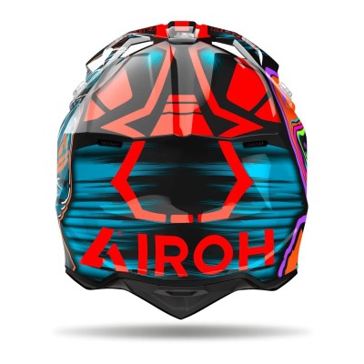 Airoh | Wraaap Cyber | Black orange gloss