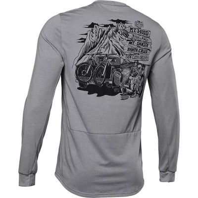 Fox | Ranger Drirelease Long Sleeve Jersey | Gray