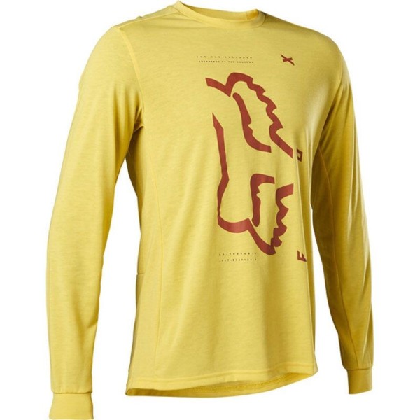 Fox | Ranger Long Sleeve Jersey | Pear yellow