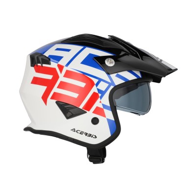 Acerbis | Dual Road Helmet Jet Aria | White Black Gold