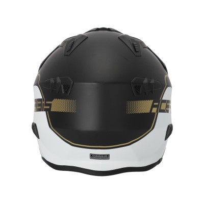 Acerbis | Dual Road Helmet Jet Aria | White Black Gold