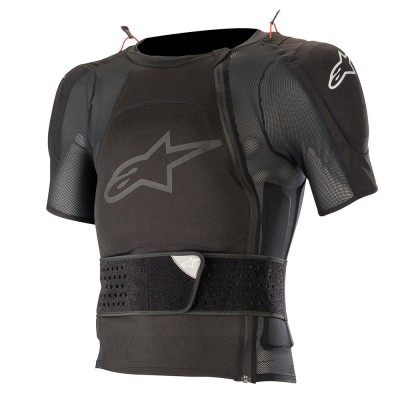 Alpinestars | Pettorina Sequence Protection Jacket maniche corte | Nero