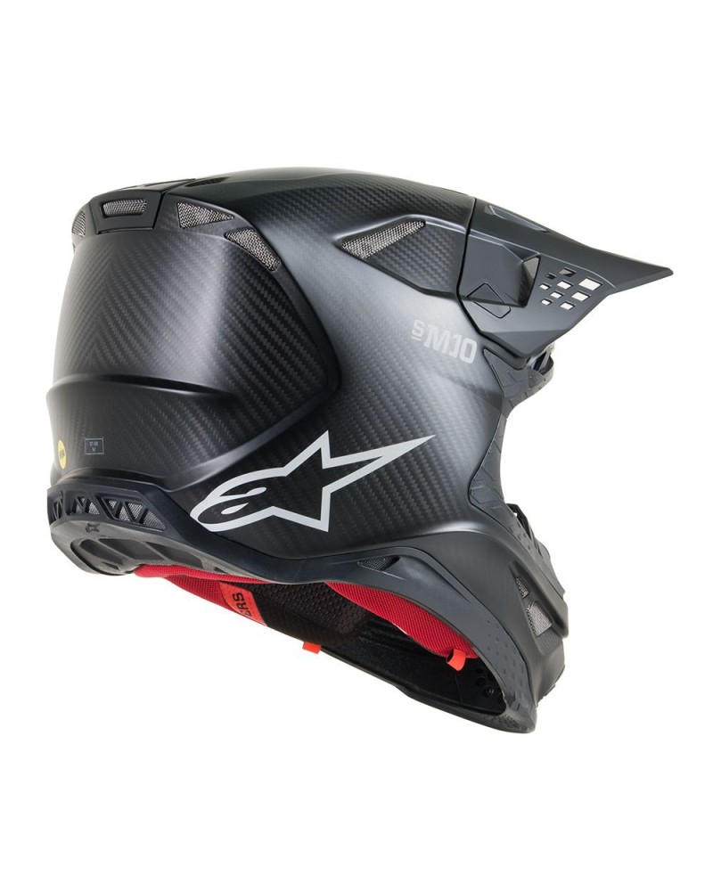 Casco solid helmet Ece carbonio opaco - Alpinestars Supertech S-M10