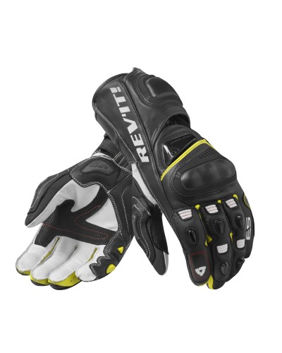 Gloves racing Jerez 3 black yellow fluo