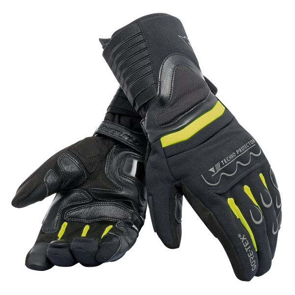 Dainese | Gloves Scout 2 Gore-tex | Black Yellow fluo