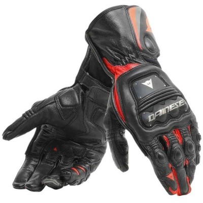 Guanti Steel pro nero rosso fluo Dainese