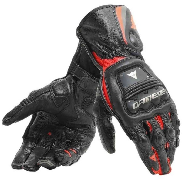 Dainese | Gloves Steel pro | Black fluo red