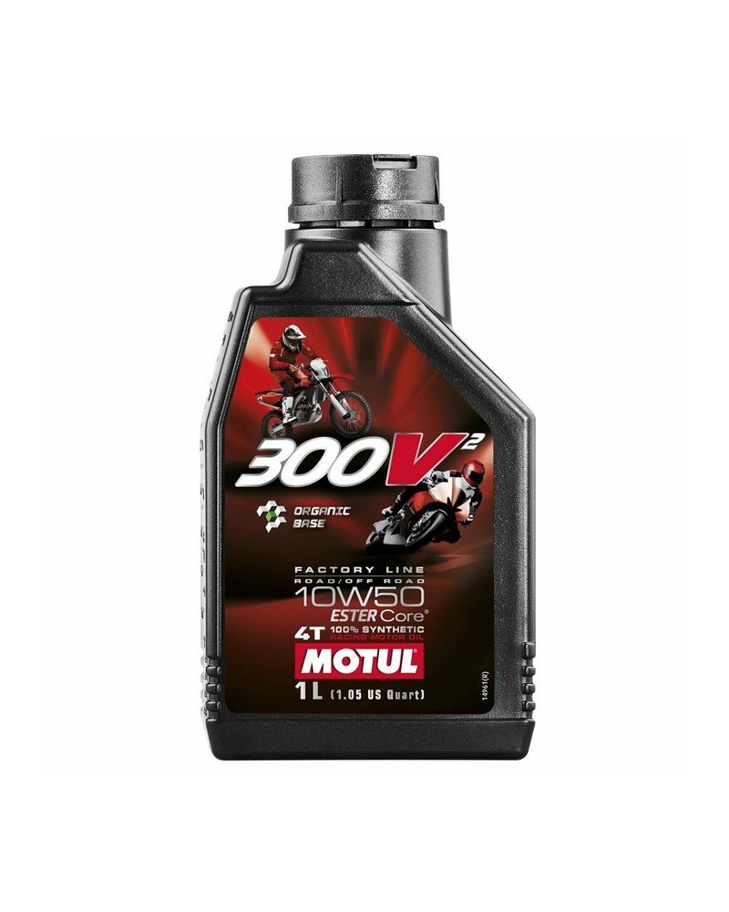 Motul | 300V² FL ROAD RACING & OFF ROAD 10W-50 - 1 LT