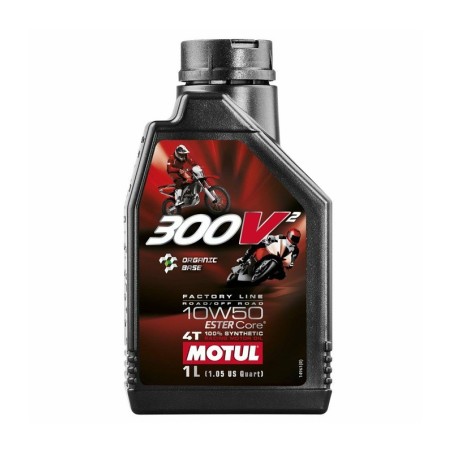 Motul | 300V² FL ROAD RACING & OFF ROAD 10W-50 - 1 LT