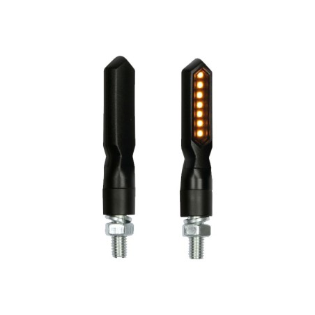 Lampa | Piercer SQ indicatori di direzione a led sequenziale - 12V LED | Nero