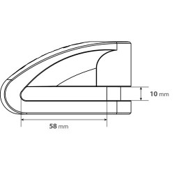 Lampa Stone | disc lock Pin Ø 10 mm