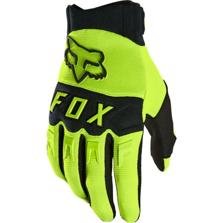 Fox | Gloves Dirtpaw | Black Yellow fluo