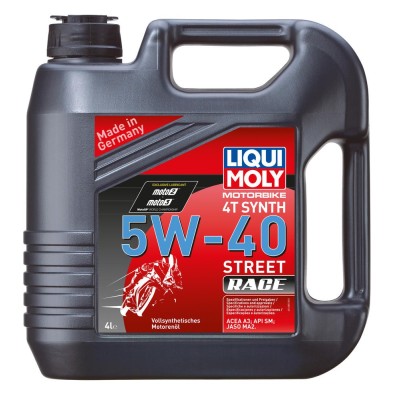 Liqui Moly | Olio motore 4 tempi 5W-40 Street Race | 4L