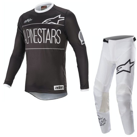 Gear set Alpinestars Racer | Youth Dialed-21 white black