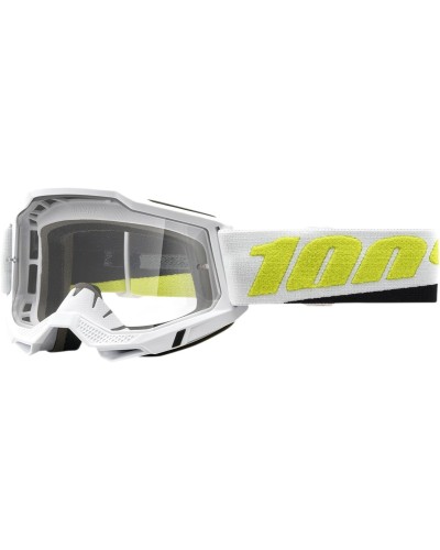 Goggles 100% | accuri 2 off road cross white yellow
