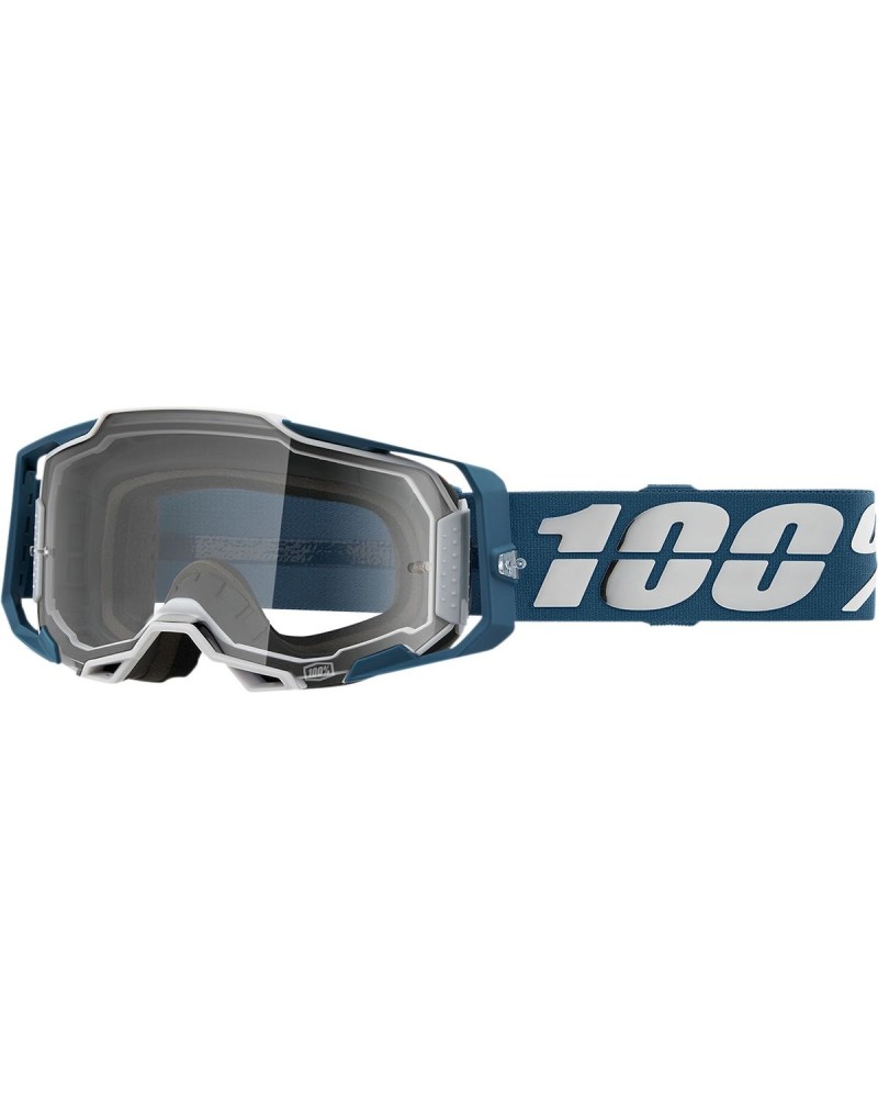 Goggles 100% | armega off road cross blue white