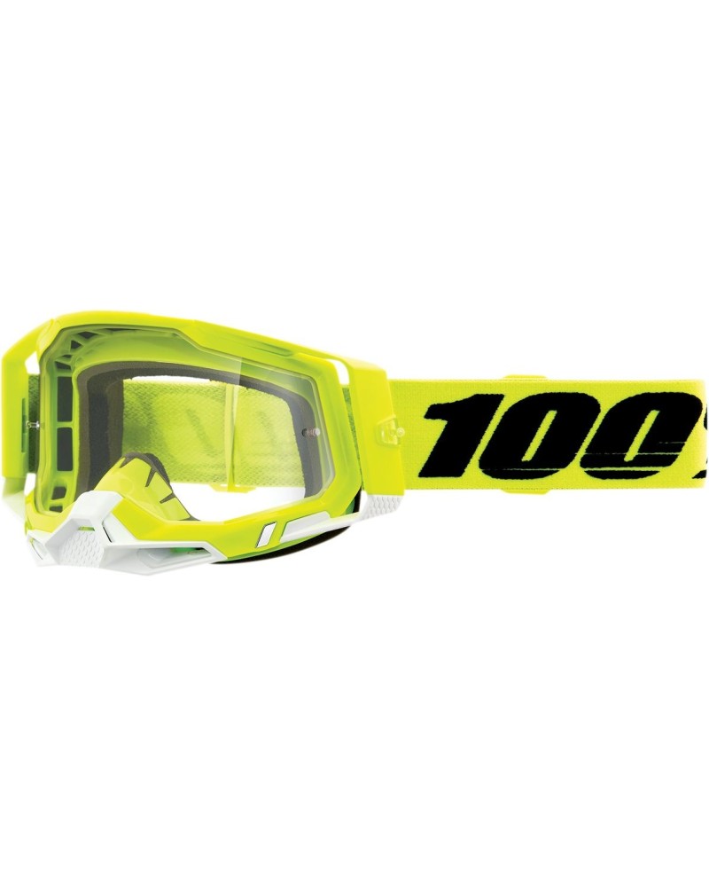 Maschera 100% | racecraft 2 enduro cross fluo giallo