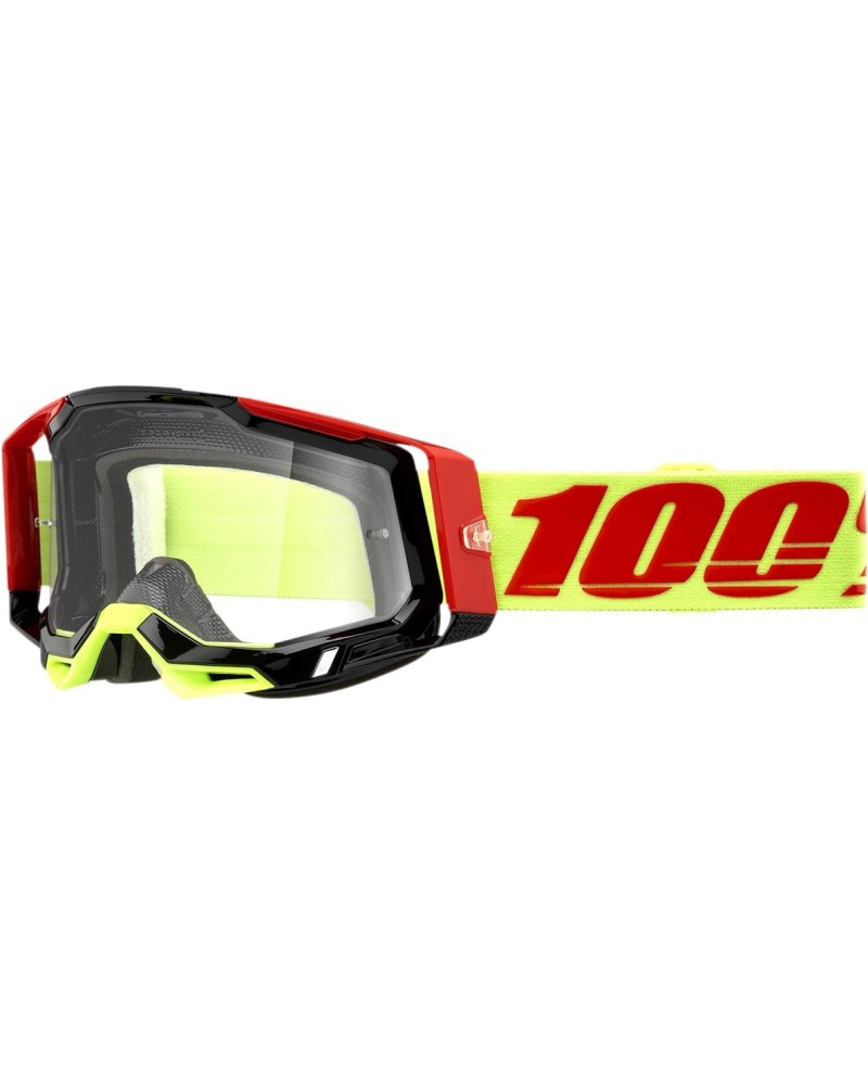 Goggles 100% | racecraft 2 off road cross red yellow