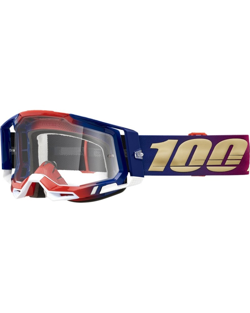 Goggles 100% | racecraft 2 off road cross blue red