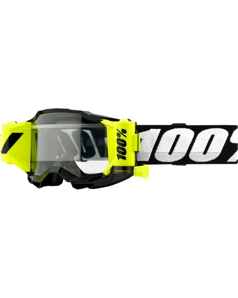 Goggles 100% | accuri 2 forecast off road cross black hi-vis yellow