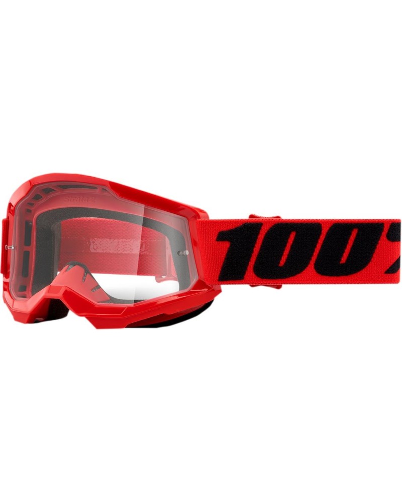 Goggles 100% | strata 2 off road cross red
