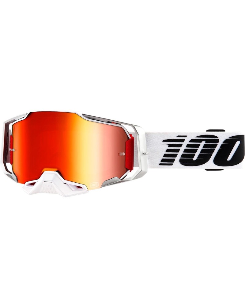 Goggles 100% | armega off road cross white