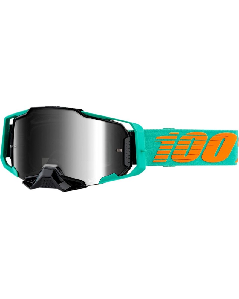 Goggles 100% | armega off road cross blue green