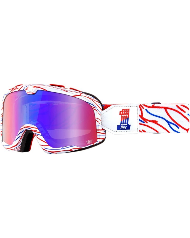 Goggles 100% | barstow classic off road cross blue red white