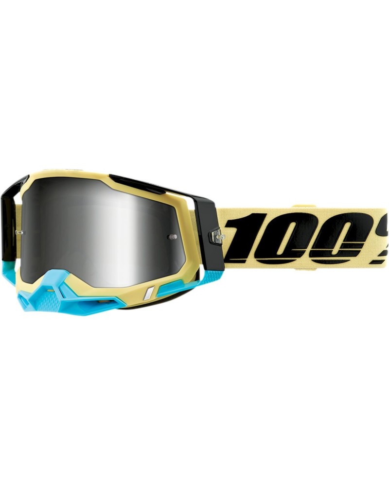 Goggles 100% | racecraft 2 off road cross brown yellow