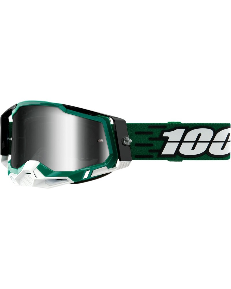 Goggles 100% | racecraft 2 off road cross green white
