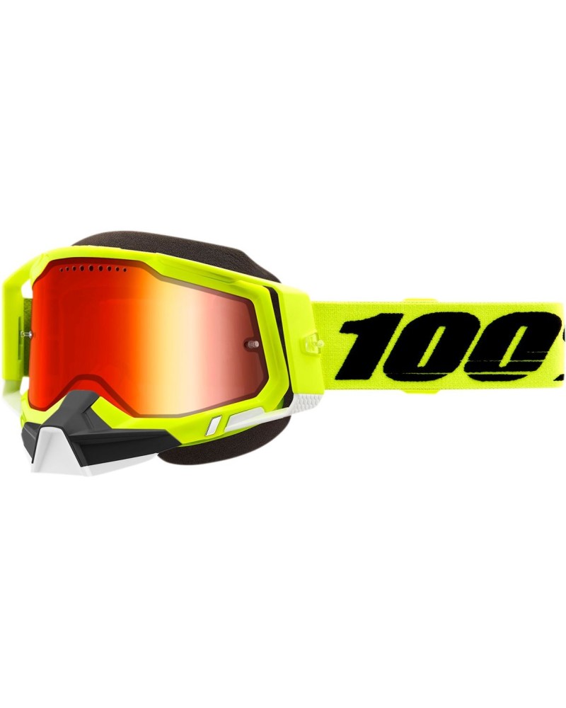 Goggles 100% | racecraft 2 snow off road cross yellow