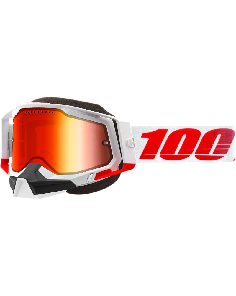 Goggles 100% | racecraft 2 snow off road cross white