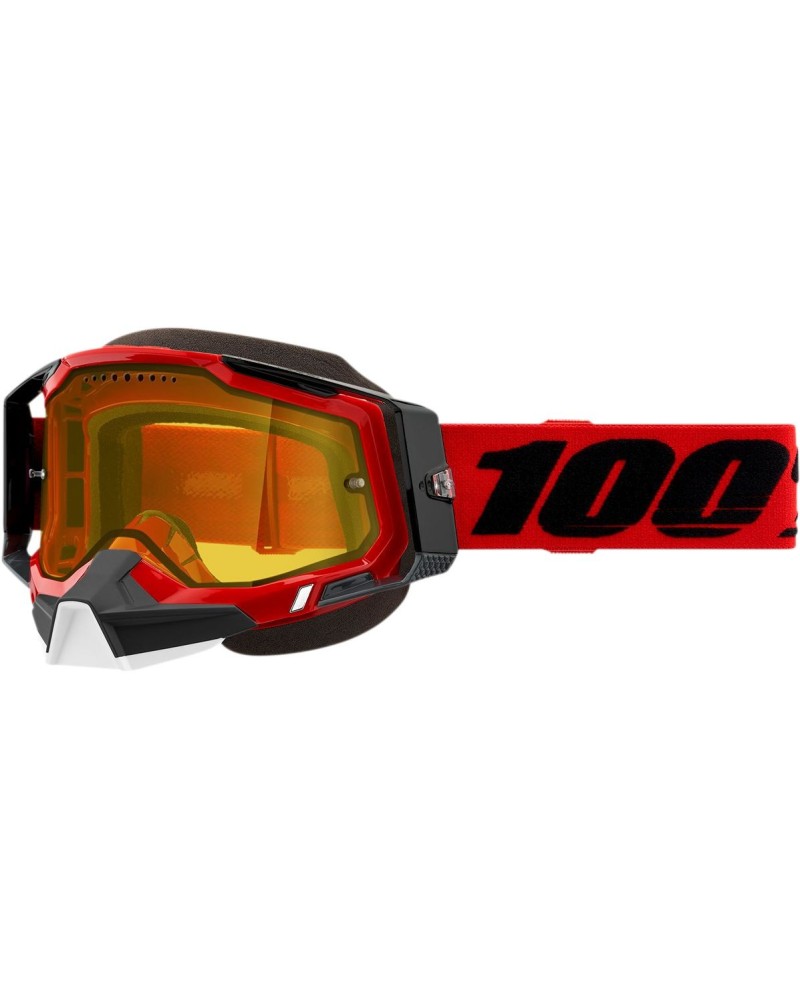 Goggles 100% | racecraft 2 snow off road cross red