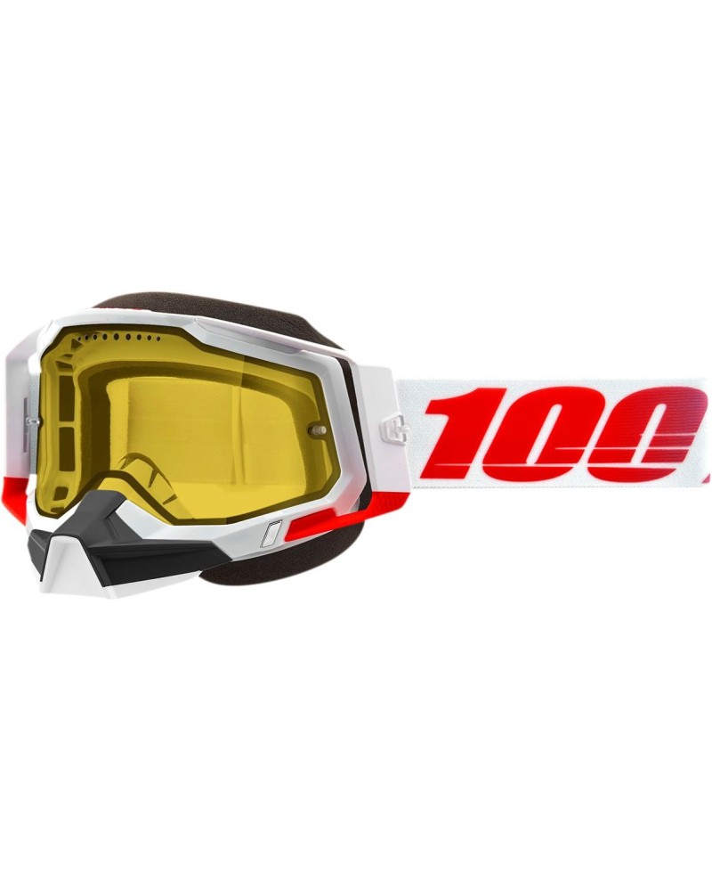 Maschera 100% | racecraft 2 snow enduro cross bianco