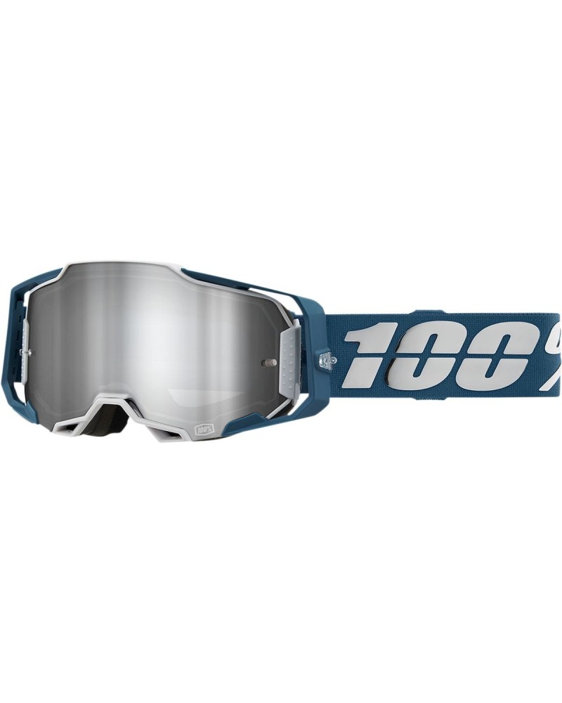 Goggles 100% | armega off road cross blue white