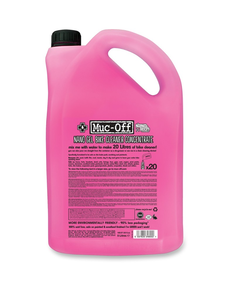 Detergente MUC-OFF | Nanogel Refill Concentrate Bike Cleaner 5lt