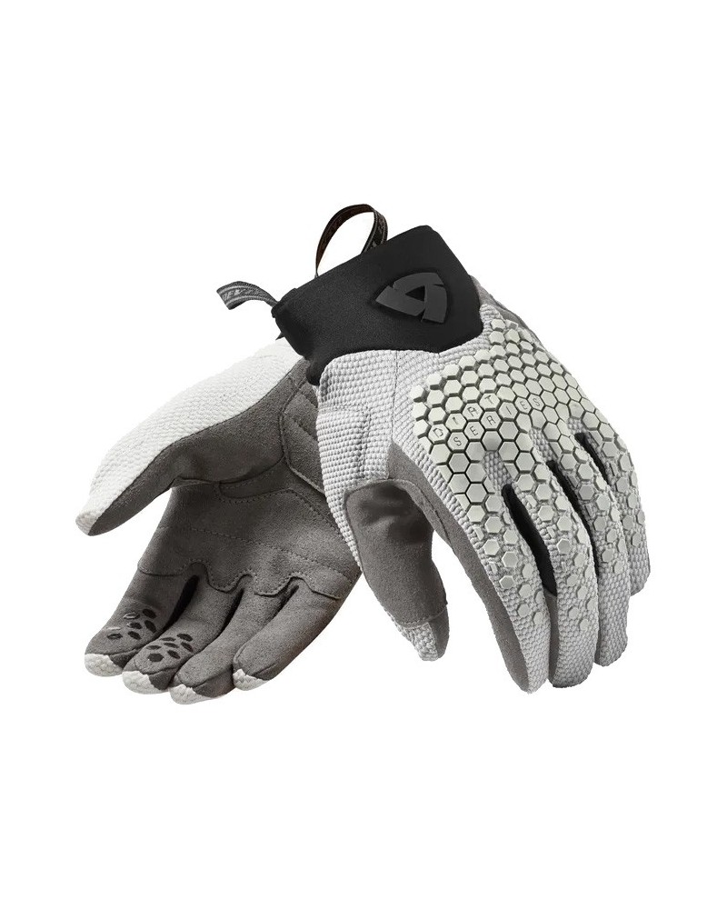 Revit | Lightweight and ventilated short off-road / MX motorcycle gloves - Massif Gray