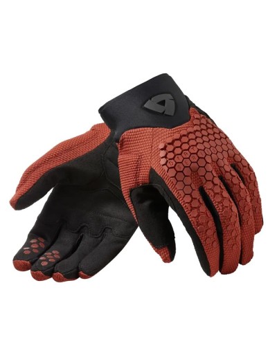 Revit | Lightweight and ventilated short off-road / MX motorcycle gloves - Massif Burgundy Red