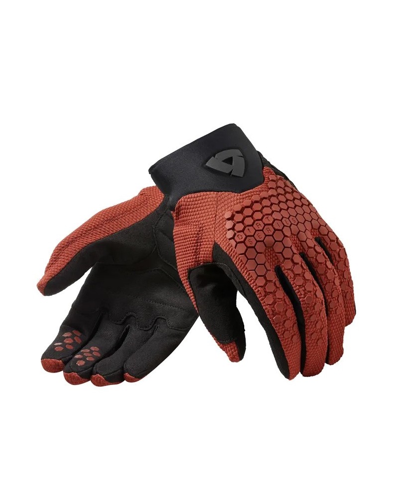 Revit | Lightweight and ventilated short off-road / MX motorcycle gloves - Massif Burgundy Red
