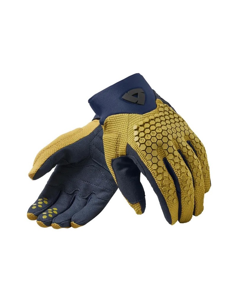 Revit | Lightweight and ventilated short off-road / MX motorcycle gloves - Massif Yellow Ocher