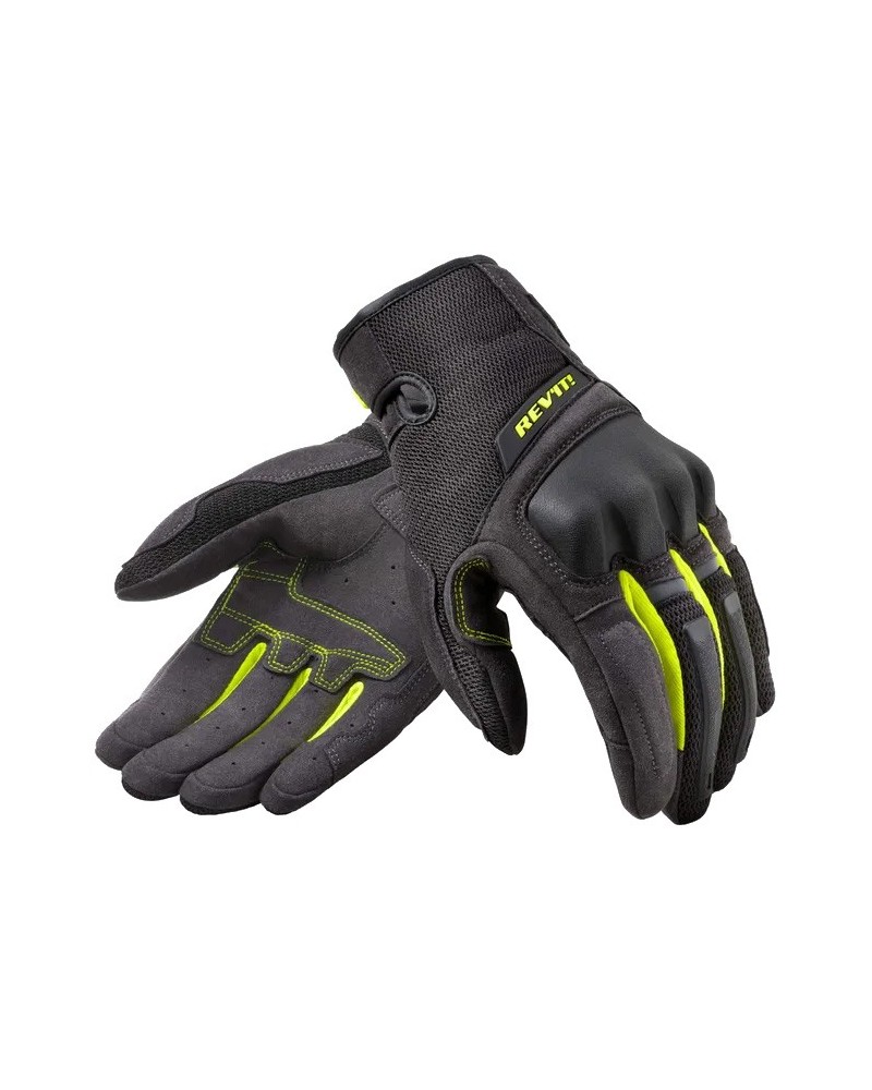 Revit | Volcano Urban Short Summer Gloves - Black-Neon Yellow