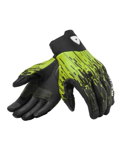 Revit | Short, light and comfortable urban gloves - Spectrum Black-Neon Yellow
